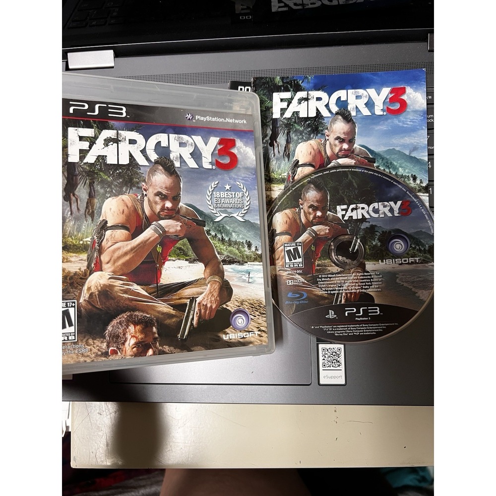 Far Cry 3 Sony PlayStation 3 PS3 Ubisoft Action FPS Game Complete CIB‎